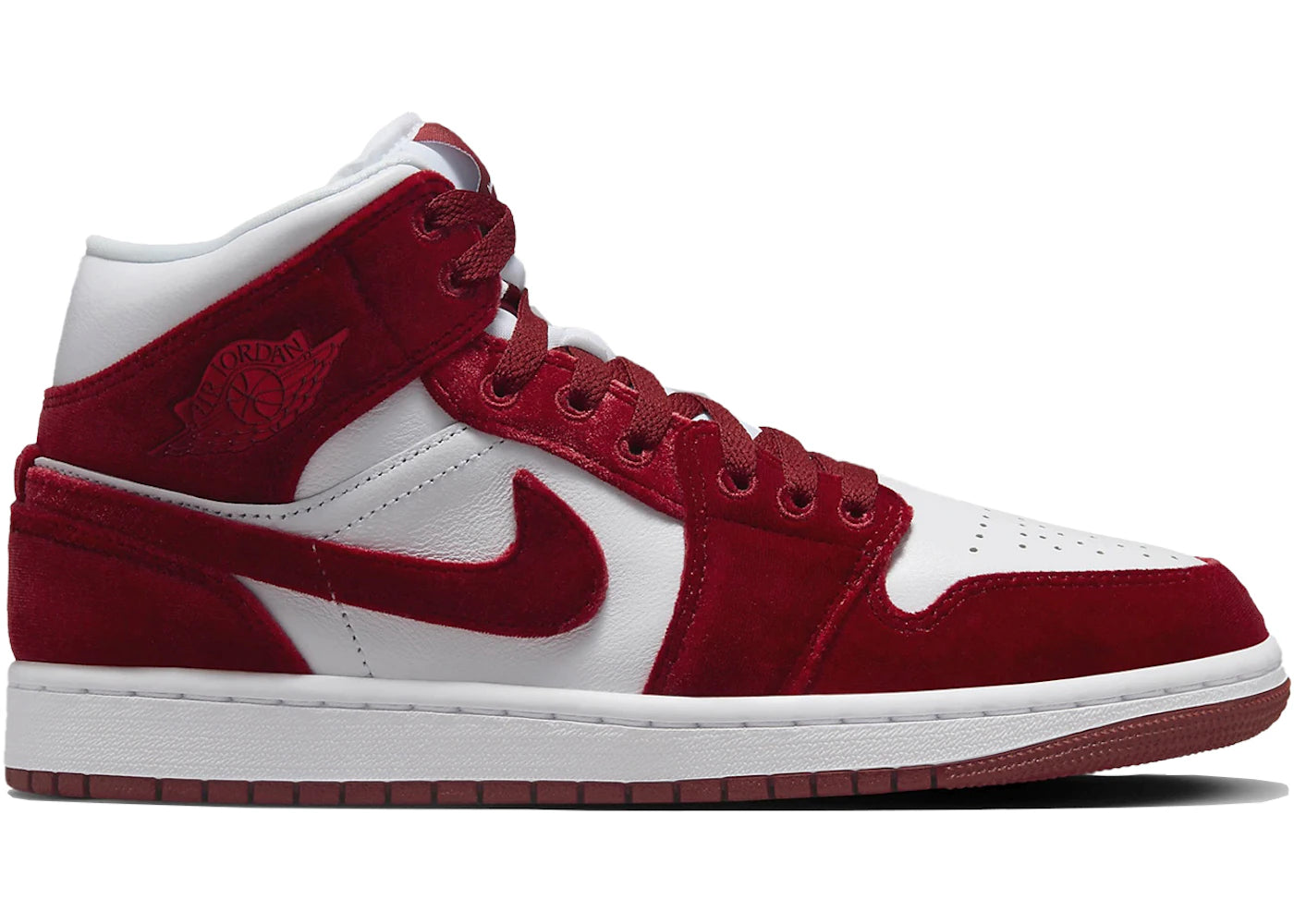 Jordan 1 Mid SE Red Velvet (Women's)