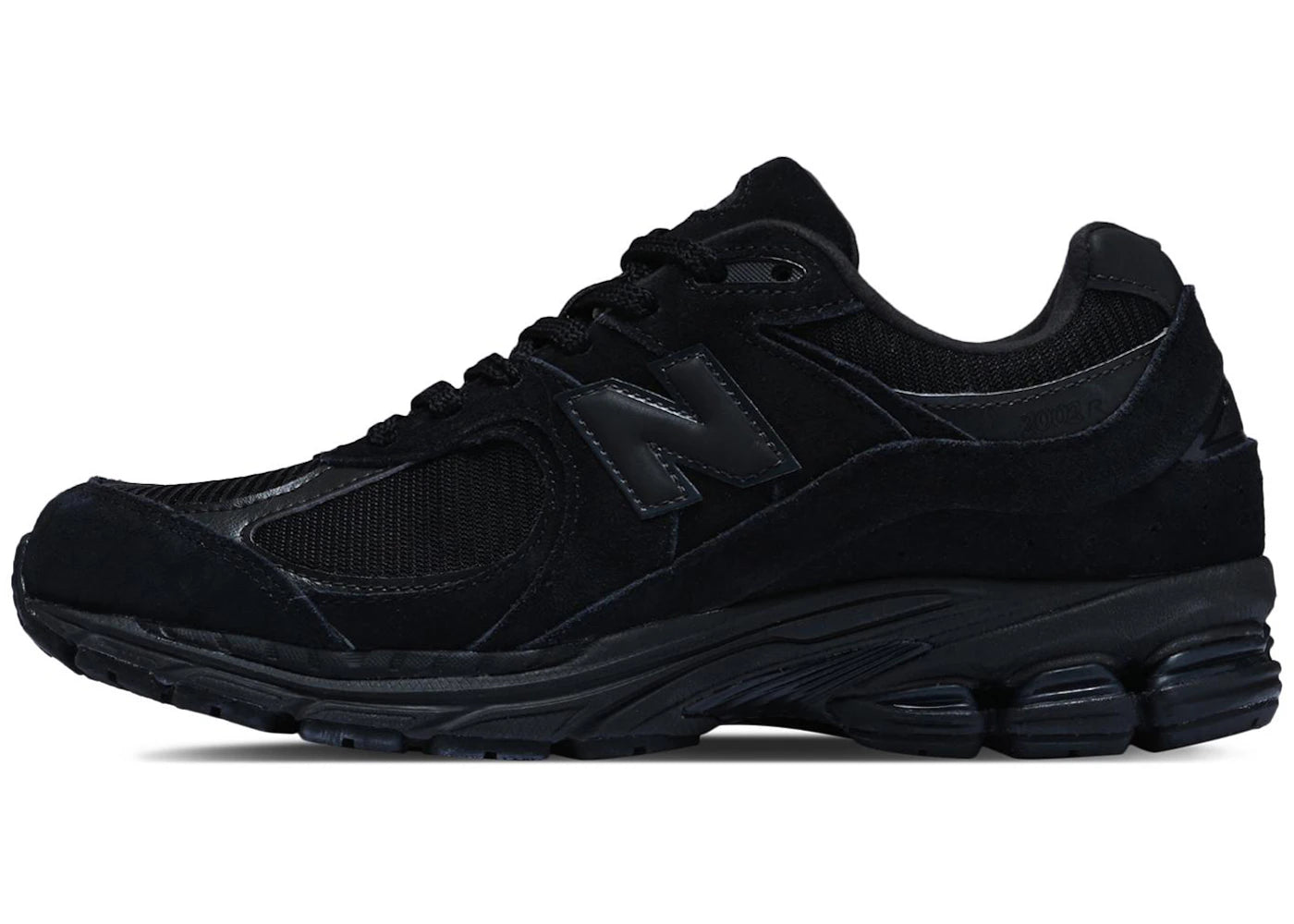 New Balance 2002R Triple Black Suede