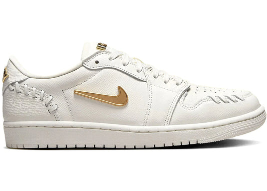 Jordan 1 Low Method of Make Sail Metallic Gold (Women's)