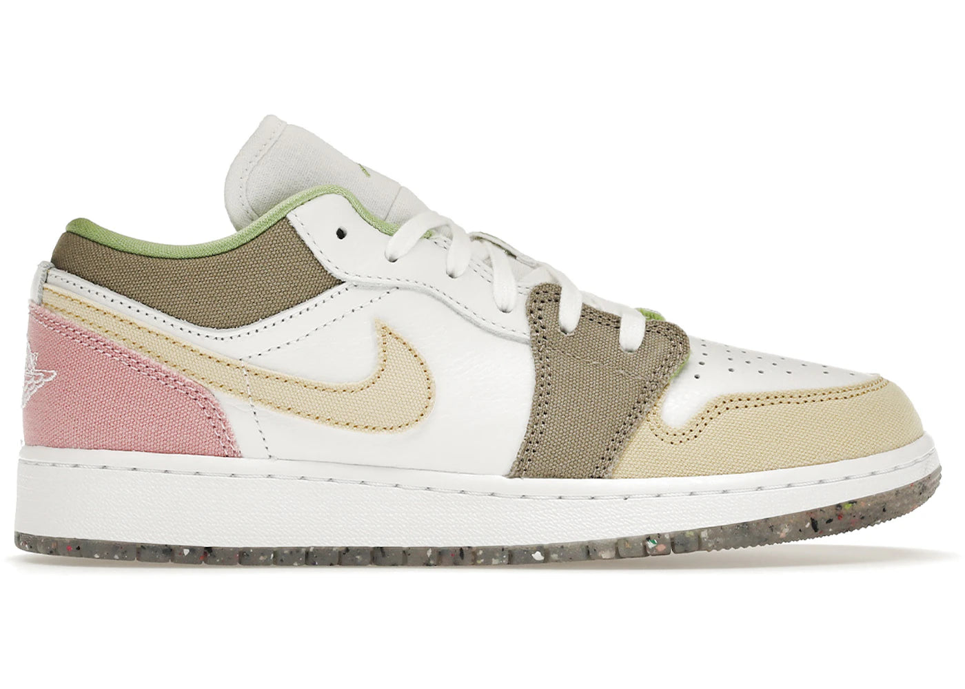 Jordan 1 Low Pastel Grind Vivid Green (GS)