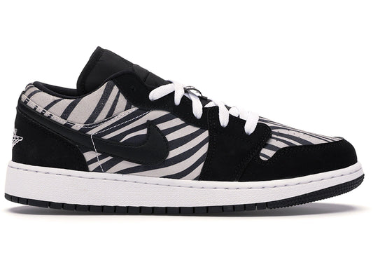 Jordan 1 Low Zebra (GS)